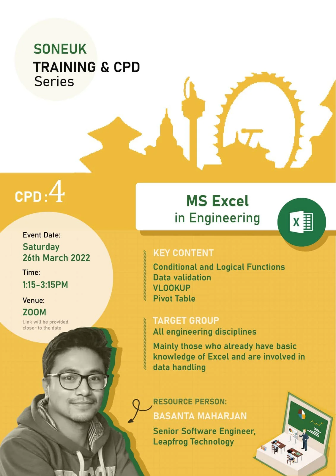 SONEUK Training 4 – MS Excel